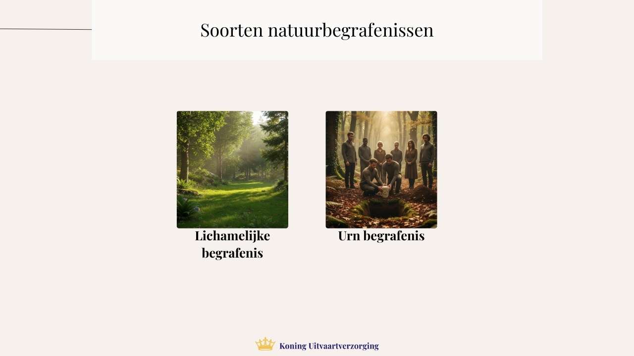 Soorten natuur begrafenissen