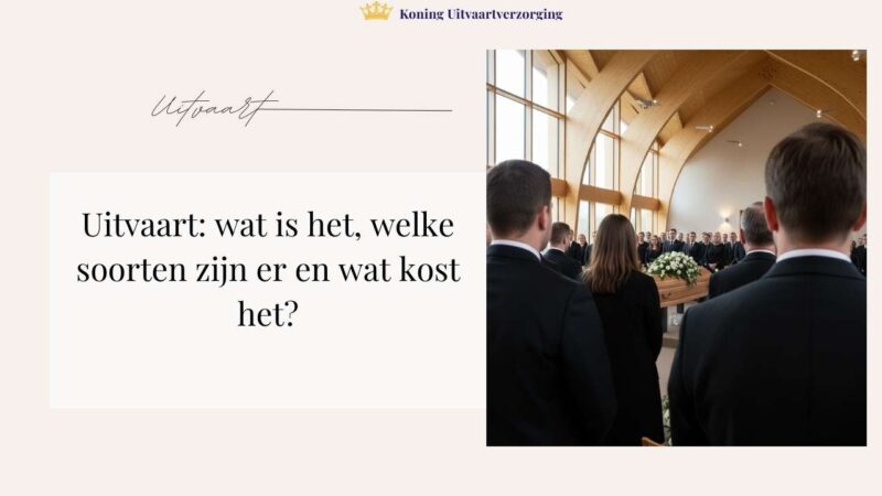 Uitvaart: wat is het, welke soorten zijn er en wat kost het?