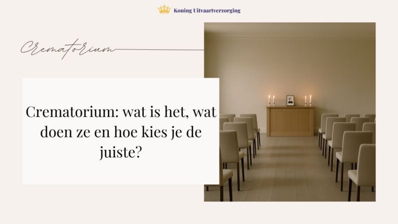 Crematorium: wat is het, wat doen ze en hoe kies je de juiste?