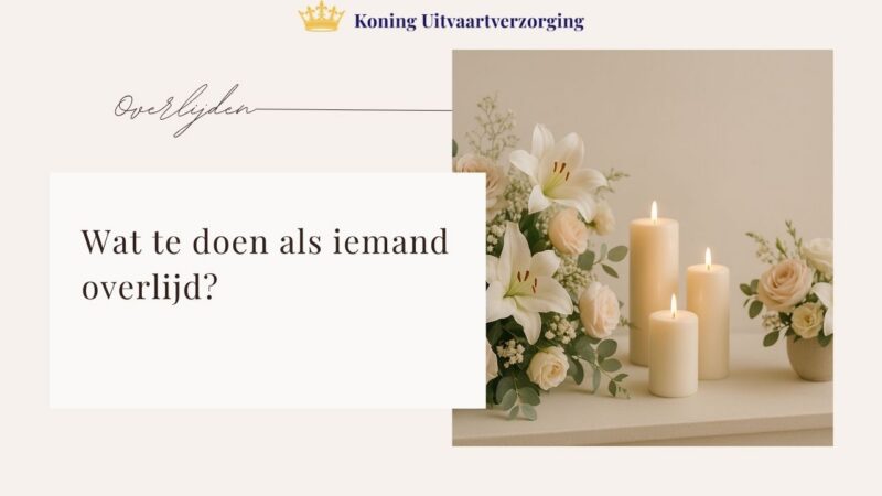 wat te doen bij overlijden