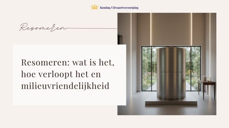 Resomeren: wat is het, hoe verloopt het en milieuvriendelijkheid